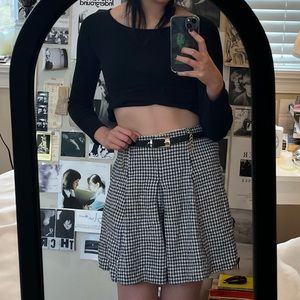 plaid shorts